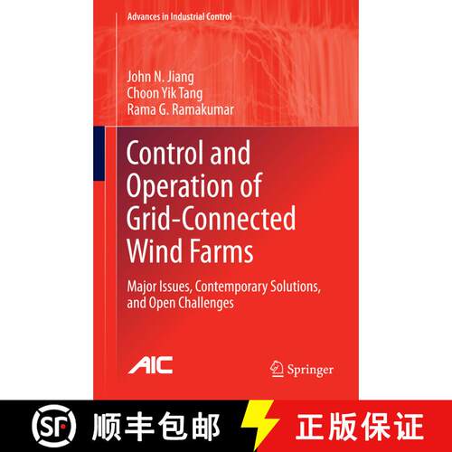 【3-4周达】精装 Control and Operation of Grid-Connected Wind Farms: Major Issues, Contemporary Soluti... [9783319391335]