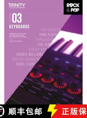 【3-4周达】Trinity College London Rock & Pop 2018 Keyboards Grade 3 [9780857366597]