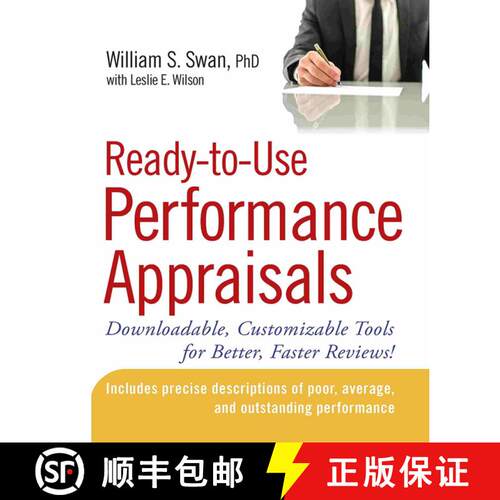 【3-4周达】Ready-To-Use Performance Appraisals: Downloadable, Customizable Tools For Better, Faster R... [9780470047095]