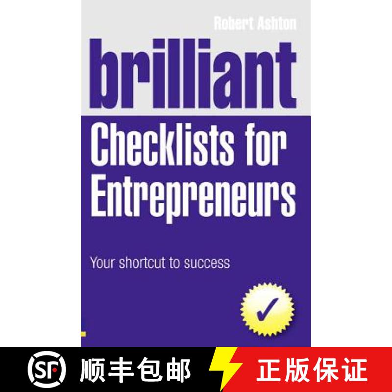 Brilliant Checklists for Entrepreneurs: Your Shortcut to Success (3rd Edition) (Brilliant Business) [9780273740803]