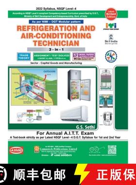 【3-4周达】Refrigeration & AC 3-In-1 Th./Asst./Model Papers (Nsqf -4 Syll.) 1st & 2nd Yr. [9788173178115]