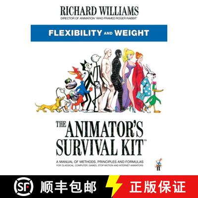 【3-4周达】Animator's Survival Kit: Flexibility and Weight: (Richard Williams' Animation Shorts) [9780571358434]