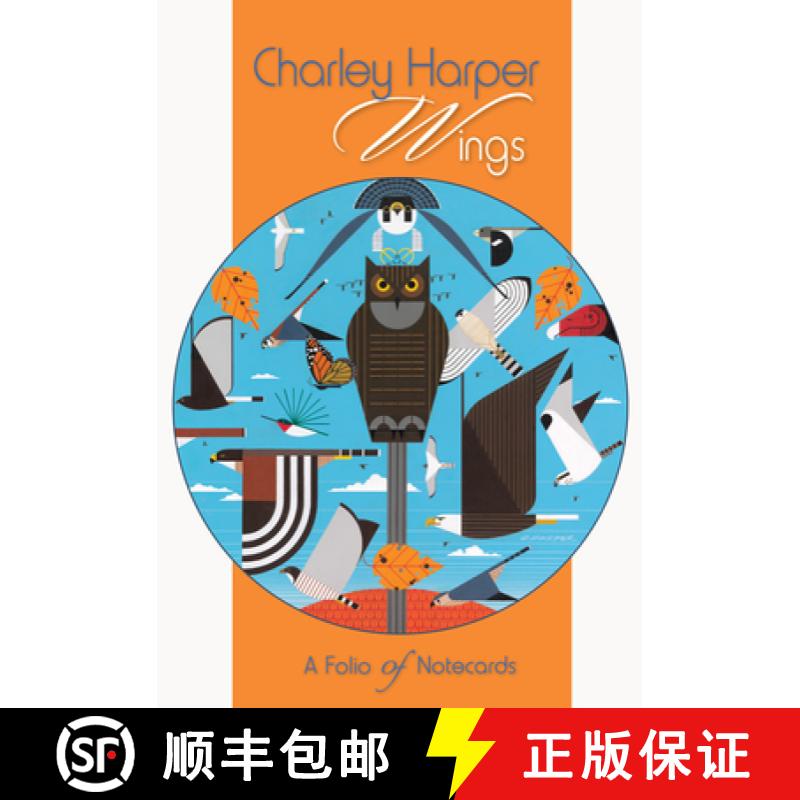 【3-4周达】Notecards-Charley Harper-10pk [With Envelope] [9780764953750]