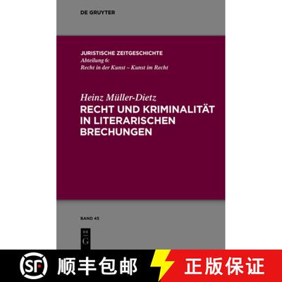 【3-4周达】Recht Und Kriminalität in Literarischen Brechungen [9783110473629]