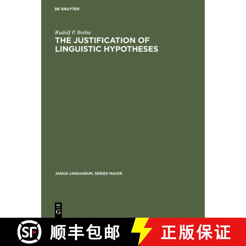【3-4周达】The Justification of Linguistic Hypotheses: A Study of Nondemonstrative Inference in Trans... [9789027925428]