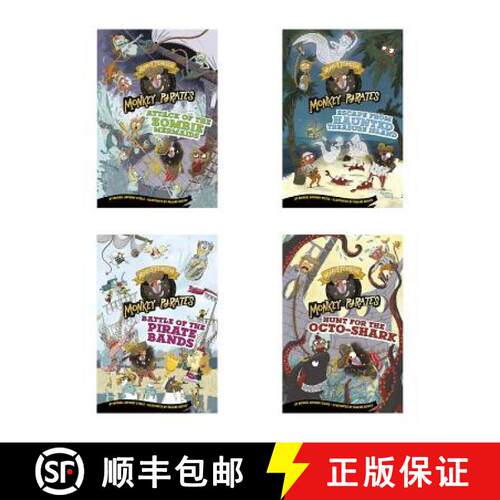 【3-4周达】Nearly Fearless Monkey Pirates [9781515826989]