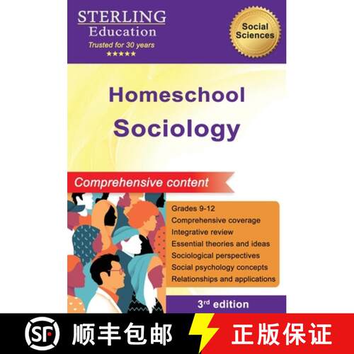 【3-4周达】Homeschool Sociology: Comprehensive Content [9798885572903]