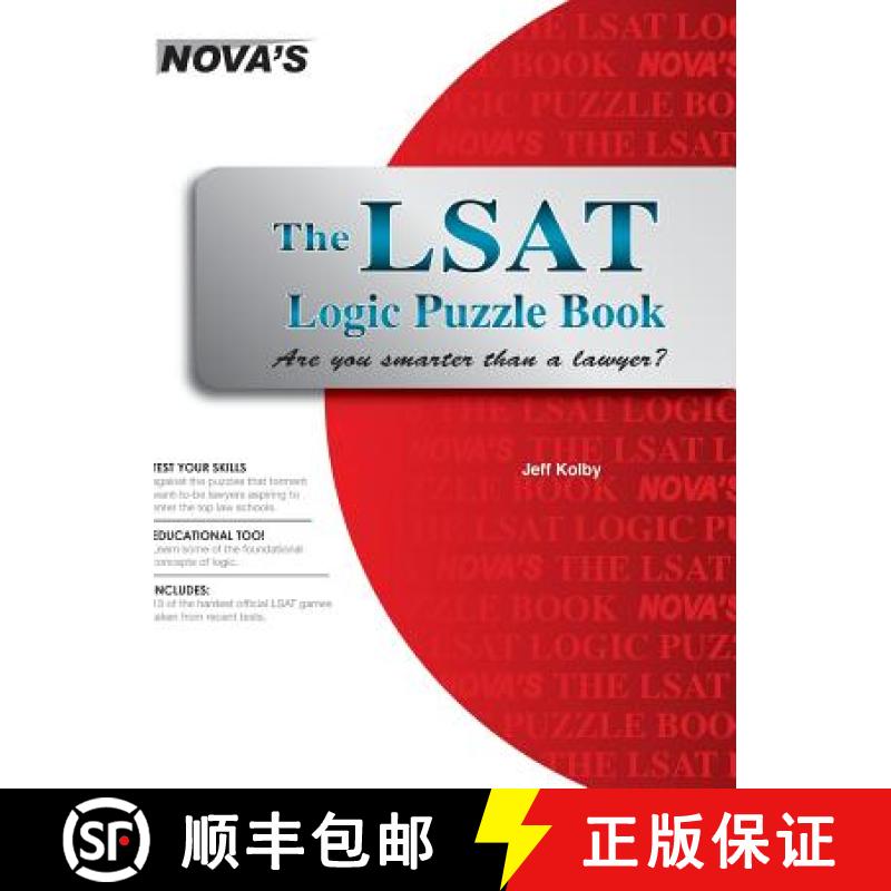 【3-4周达】The LSAT Logic Puzzle Book: Are You Smarter than a Lawyer? [9781944595180]