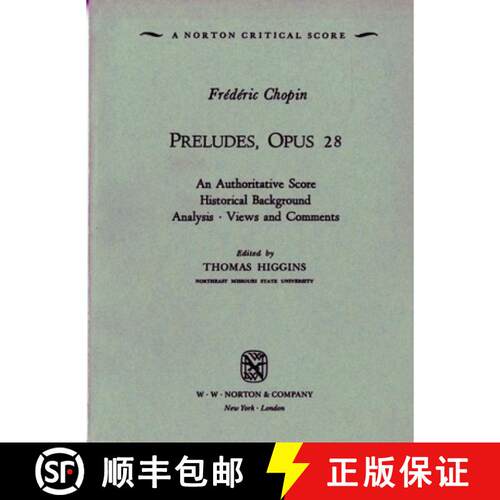 【3-4周达】Preludes Opus 28 (Paper) [9780393096996]