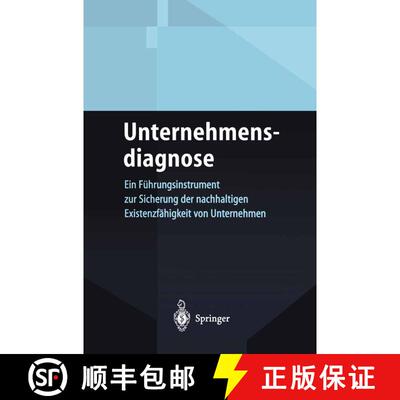 【3-4周达】Unternehmensdiagnose : Ein F hrungsinstrument Zur Sicherung Der Nachhaltigen Existenzf hig... [9783540410331]