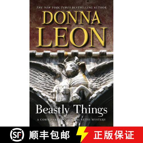 【3-4周达】Beastly Things: A Commissario Guido Brunetti Mystery [9780802146113]