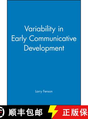 【3-4周达】Variability In Early Communicative Development [Wiley心理学] [9780631224471]