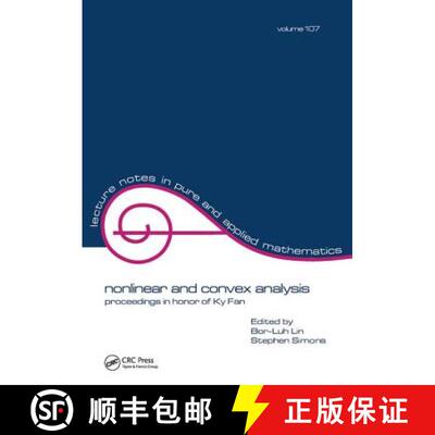 【3-4周达】Nonlinear and Convex Analysis: Proceedings in Honor of KY Fan [9781138441897]