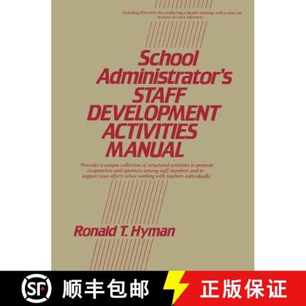 【3-4周达】School Administrator'S Staff Development Activities Manual [Wiley教育学] [9780137926077]