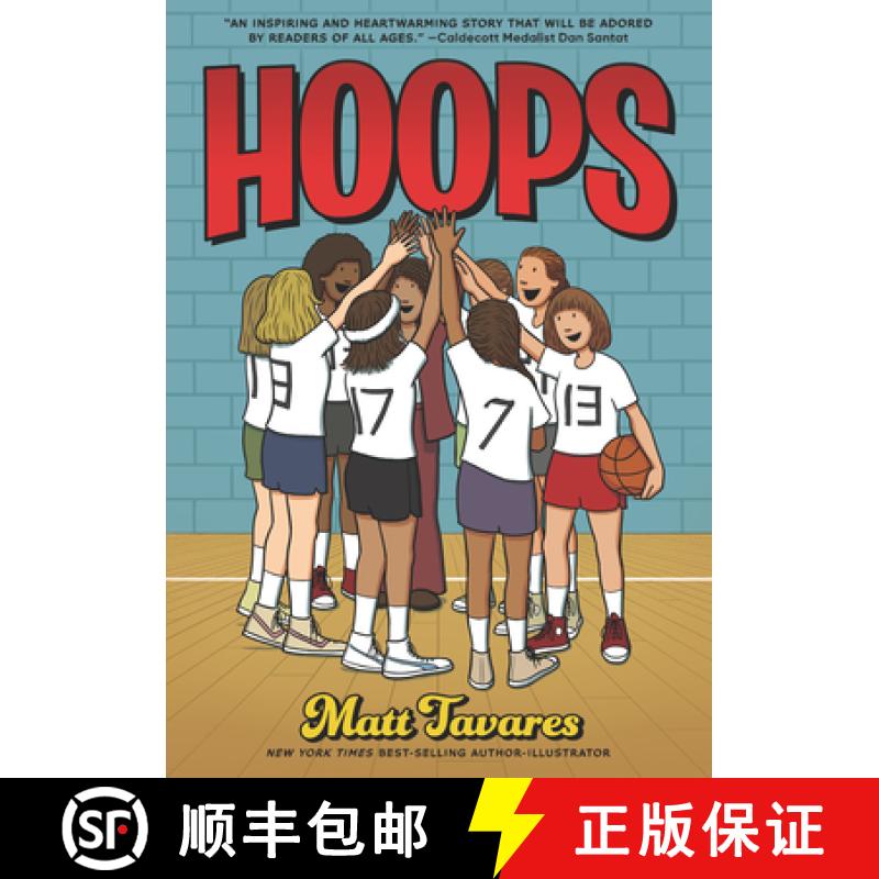 【3-4周达】Hoops: A Graphic Novel: (A Middle Grade Novel about Perseverance, Gender Equality, and Tea... [9781536231953]