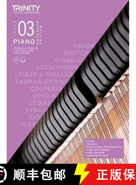 【3-4周达】Trinity College London Piano Exam Pieces Plus Exercises From 2021: Grade 3 - Extended Edition [9780857369314]