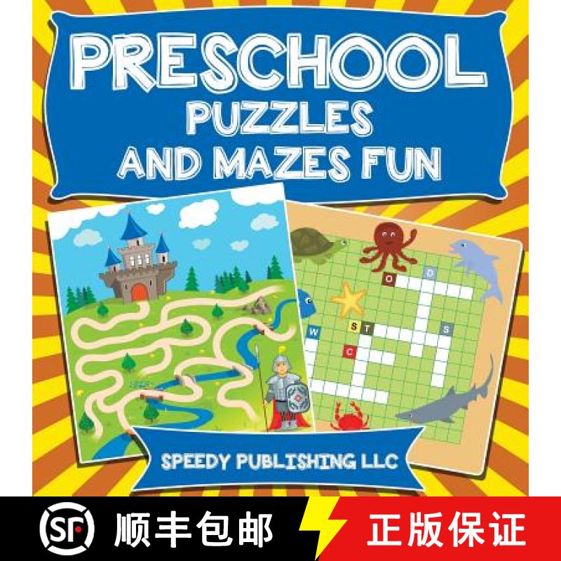 【3-4周达】Preschool Puzzles and Mazes Fun [9781681454436]