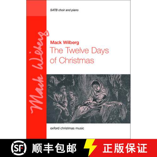 【3-4周达】The Twelve Days of Christmas: SATB Vocal Score (Vocal score) [9780193805279]