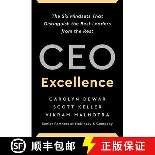 现货 卓越CEO 美版简装 CEO Excellence: The Six Mindsets That Distinguish the Best Leaders from the Rest [9781668000458]