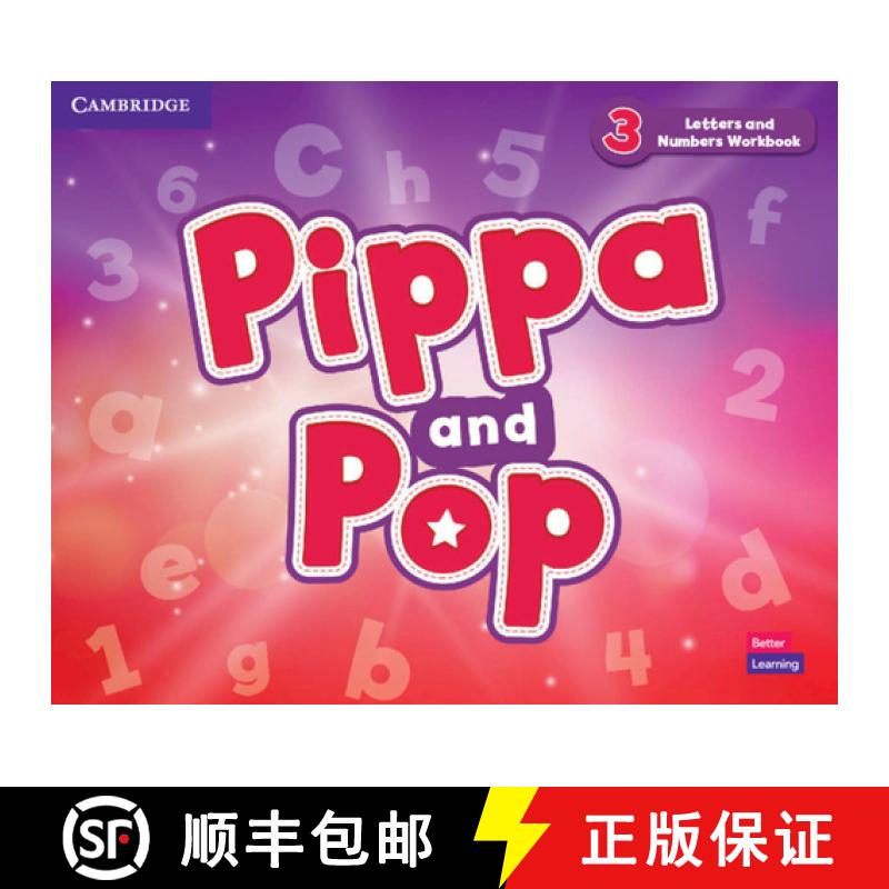 【3-4周达】Pippa and Pop Level 3 Letters and Numbers Workbook British English [9781108928557]