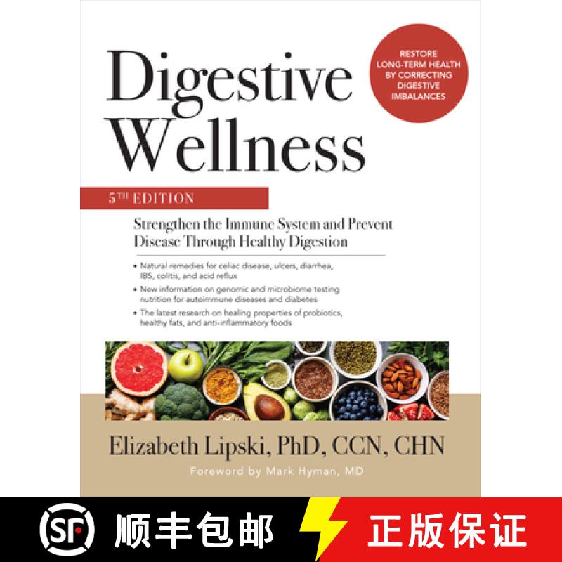 【2-3周达】Digestive Wellness: Strengthen the Immune System and Prevent Disease Through Healthy Diges... [9781260019391]