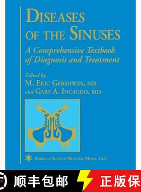 【3-4周达】Diseases of the Sinuses: A Comprehensive Textbook of Diagnosis and Treatment [9781461266709]