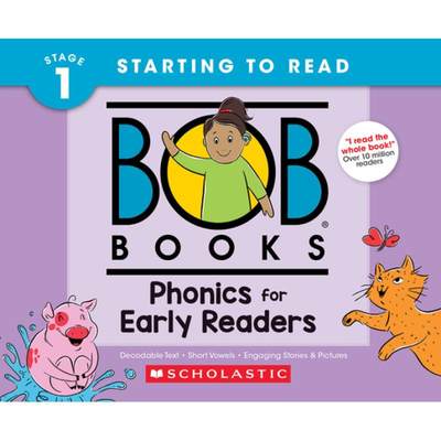 【4周达】Bob Books - Phonics for Early Readers Hardcover Bind-Up Phonics, Ages 4 and Up, Kindergarten... [9781339053776]