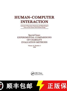 【3-4周达】Experimental Comparisons of Usability Evaluation Methods: A Special Issue of Human-Compute... [9781138432949]