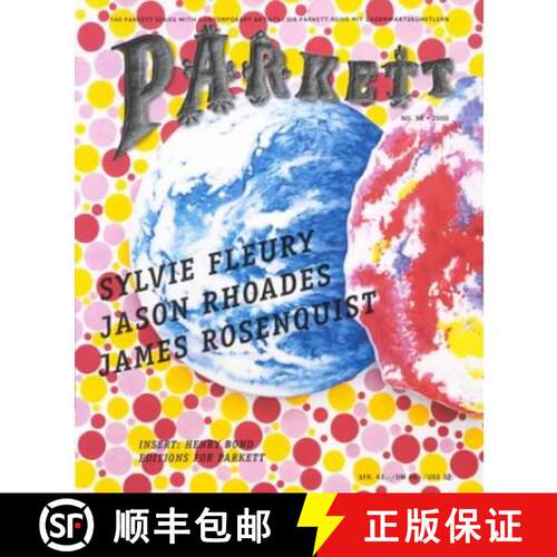 【3-4周达】Parkett No. 58 Sylvie Fleury, Jason Rhoades, James Rosenquist [9783907582084]