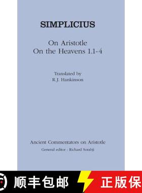 预订 Simplicius: On Aristotle On the Heavens 1.1-4 [9780715630709]
