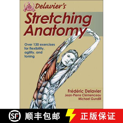 【3-4周达】Delavier's Stretching Anatomy [9781450413985]