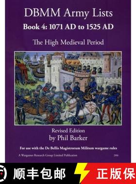 【3-4周达】DBMM Army Lists: Book 4 The High Medieval Period  1071 AD to 1525 AD [9780244786168]