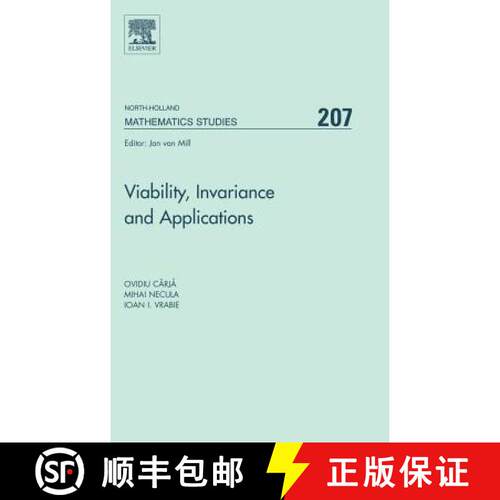 【3-4周达】精装 Viability, Invariance and Applications: Volume 207 [9780444527615]