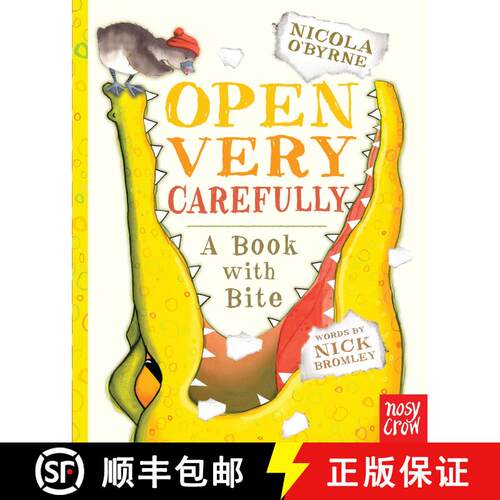 【3-4周达】Open Very Carefully: A Book with Bite [9780763696306]