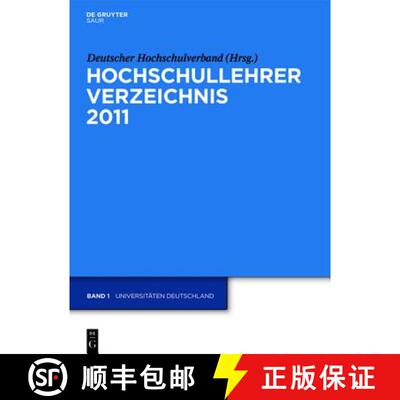【3-4周达】精装 Universitäten Deutschland [9783110235425]