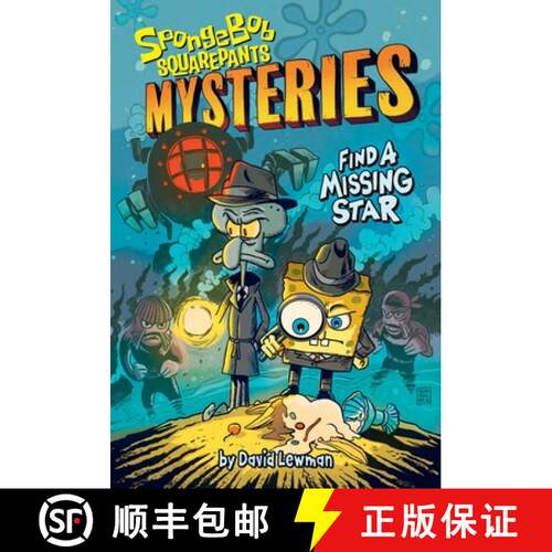 【3-4周达】Find a Missing Star (Spongebob Squarepants Mysteries #1) [9781419757730]