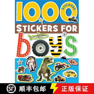 【3-4周达】1000 Stickers for Boys [9781848790704]