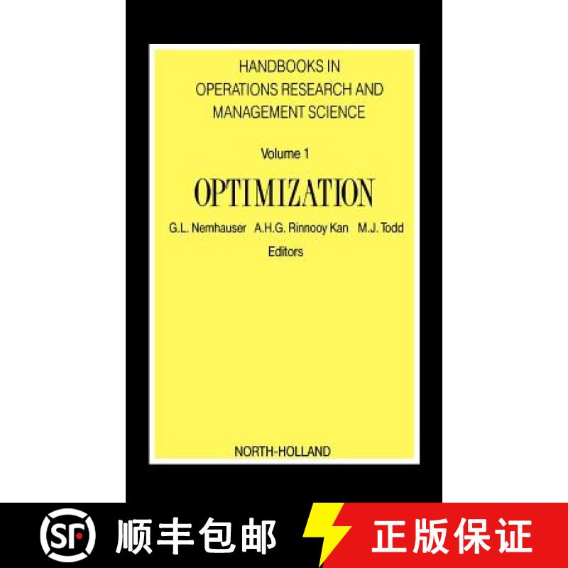 【2-3周达】Handbooks in Operations Research and Management Science, 1: Optimization [9780444872845]