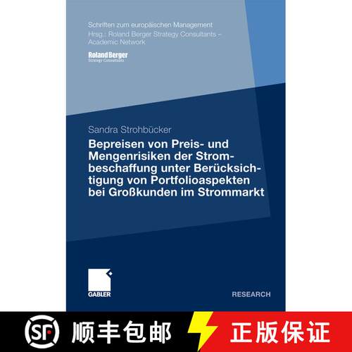 【3-4周达】Bepreisen Von Preis- Und Mengenrisiken Der Strombeschaffung Unter Berucksichtigung Von Por... [9783834930262]
