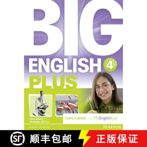 【3-4周达】精装 Big English Plus 4 Pupil's Book with MyEnglishLab Access Code Pack New Edition [9781292271071]