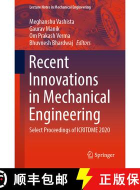 【3-4周达】Recent Innovations in Mechanical Engineering : Select Proceedings of ICRITDME 2020 (1st ed... [9789811692352]