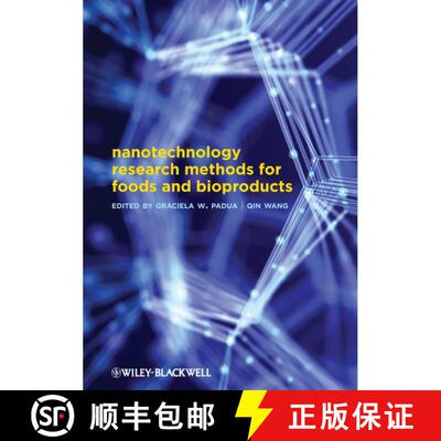 【3-4周达】精装 Nanotechnology Research Methods For Foods And Bioproducts [Wiley食品] [9780813817316]