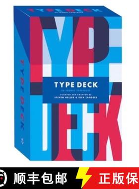 【3-4周达】Type Deck: A Collection of Iconic Typefaces [9780500420799]
