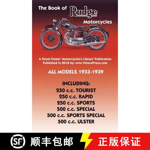 【3-4周达】Book of Rudge Motorcycles All Models 1933-1939 [9781588501820]