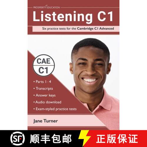 【3-4周达】Listening C1: Six practice tests for the Cambridge C1 Advanced: Answers and audio included [9781913825614]