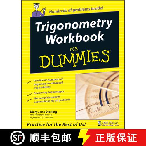 【3-4周达】Trigonometry Workbook For Dummies (R) [Wiley数学] [9780764587818]