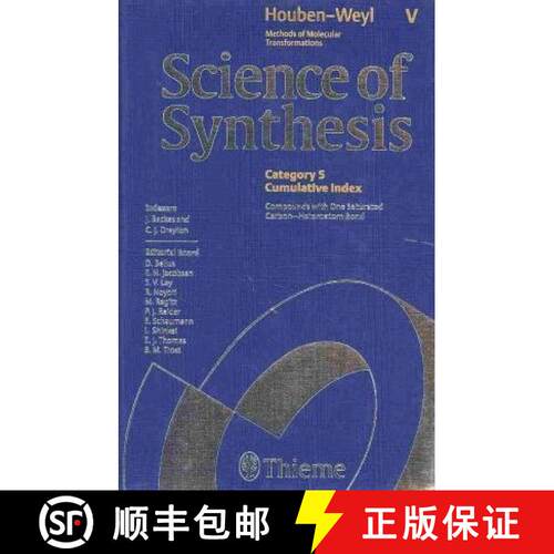 【3-4周达】Science of Synthesis - Houbenweyl Methods of Molecular Transformations: Category 5 Compoun... [9783131485113]