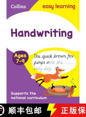 【3-4周达】Handwriting Ages 7-9: Prepare for School with Easy Home Learning [9780008151423]