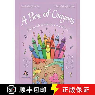 【3-4周达】A Box of Crayons: Imagination fills the box with love! [9780986412158]