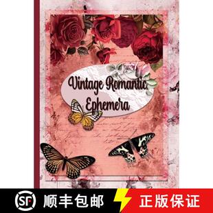 Collection Ephemera for P... Vintage Scrapbook 4周达 9781088112274 Romantic Scrapbooking Embellishment